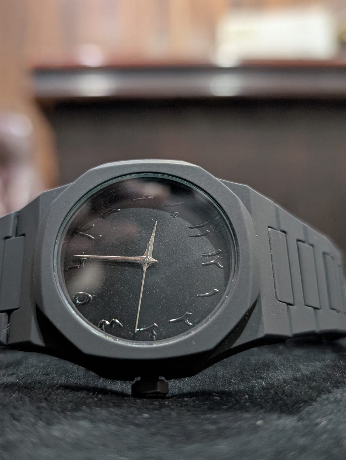 Premium Matte Grey Arabic Dial Luxury Watch for Men